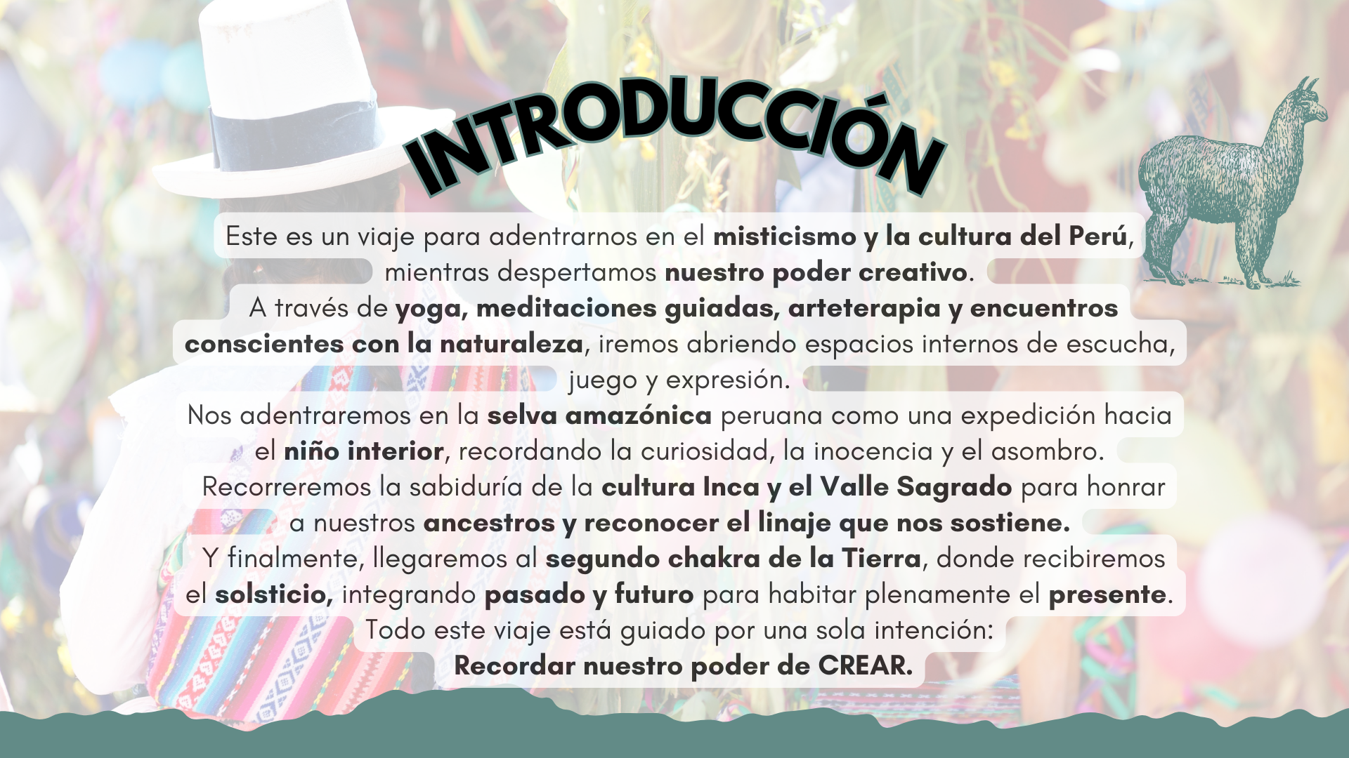 ¡Despierta tu Poder creativo en Perú! 11 Peru 2